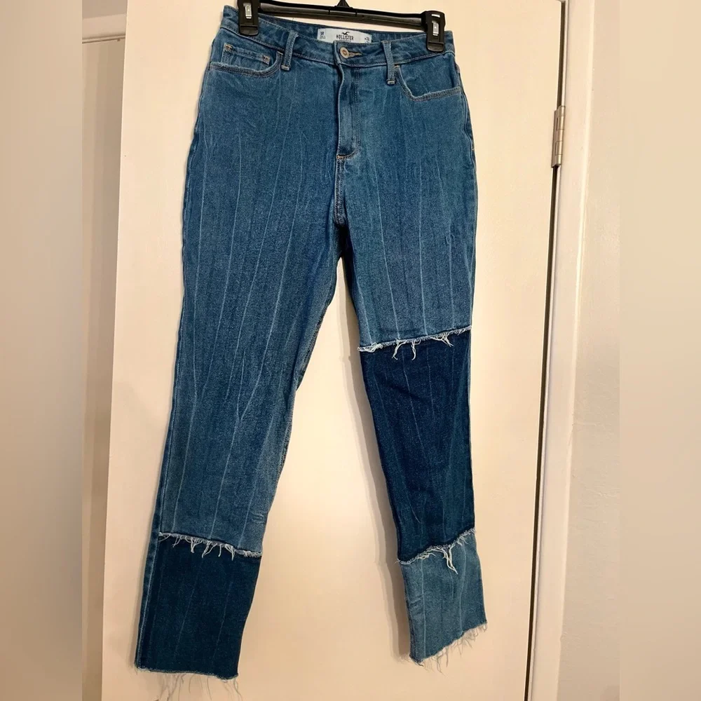 Hollister Curvy High Rise Mom Jeans Blue Size 26 - Picture 6 of 15